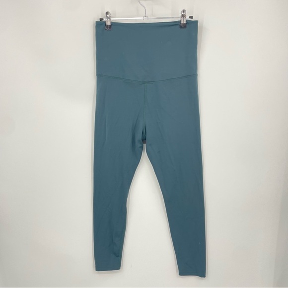 Girlfriend Collective Moss Green Compressive High-Rise maternity Leggings - M - Picture 3 of 10